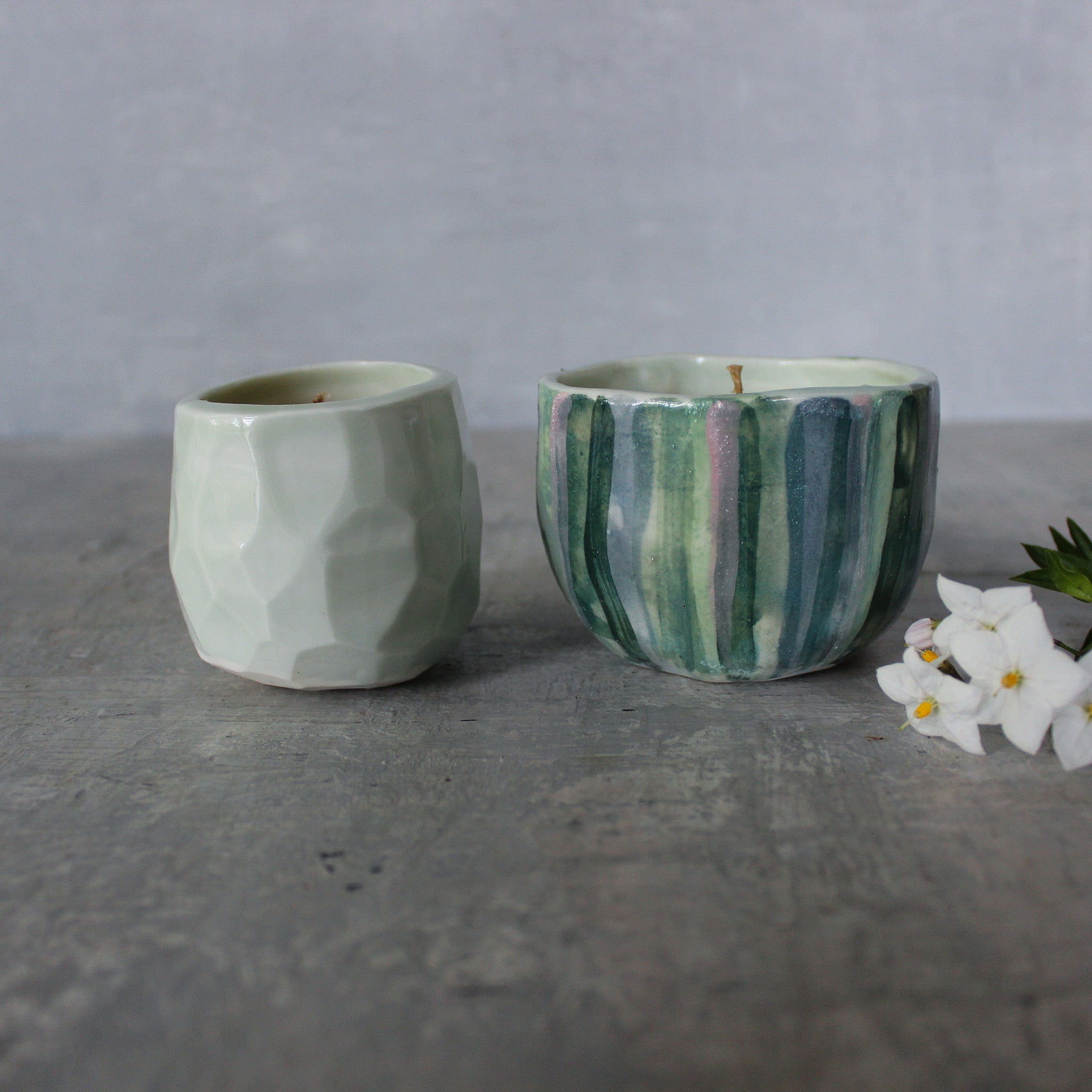 Ceramic Candle Cups