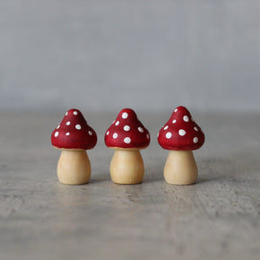 Little Wooden Toadstools