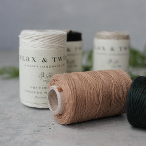 Flax & Twine Daytime Linen Yarn - 4 ply spools