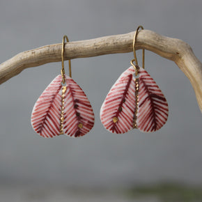Ceramic Earrings 'Wings' #3
