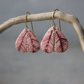 Ceramic Earrings 'Wings' #3