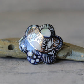 Porcelain Brooches Flower