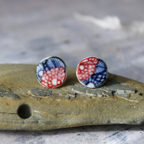 Porcelain Studs Painted Detail #1