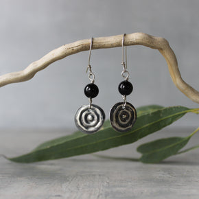 Waterhole Silver & Gemstone Earrings