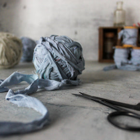 Botanical Dye Silk Ribbon - Tribe Castlemaine