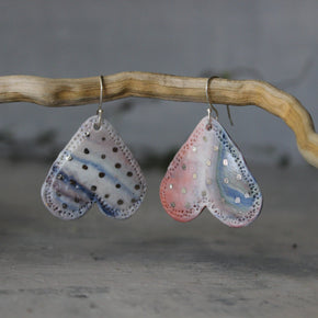 Ceramic Earrings Wings #8 - Tribe Castlemaine