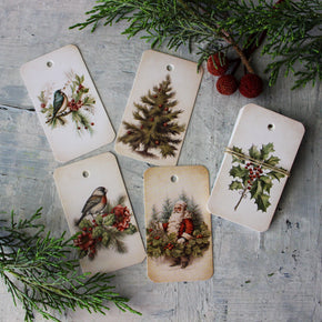 Christmas Vintage Gift Tag Packs - Tribe Castlemaine