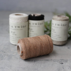 Flax & Twine Daytime Linen Yarn - 4 ply spools - Tribe Castlemaine