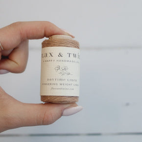 Flax & Twine Daytime Linen Yarn - 4 ply spools - Tribe Castlemaine