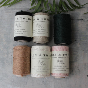 Flax & Twine Daytime Linen Yarn - 4 ply spools - Tribe Castlemaine