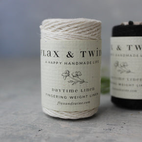 Flax & Twine Daytime Linen Yarn - 4 ply spools - Tribe Castlemaine