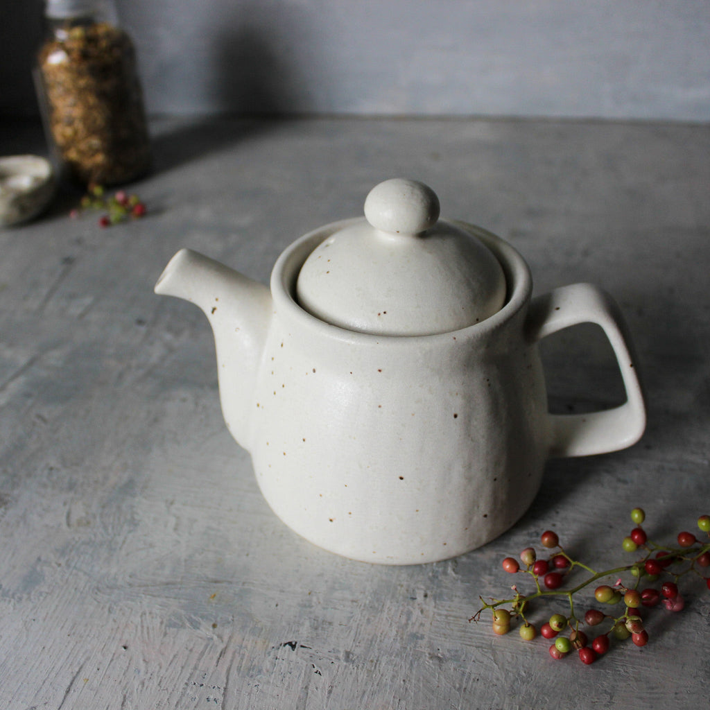 Japanese Teapot : White - Tribe Castlemaine