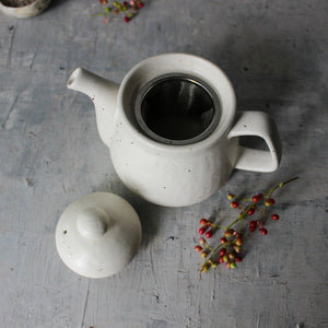 Japanese Teapot : White - Tribe Castlemaine