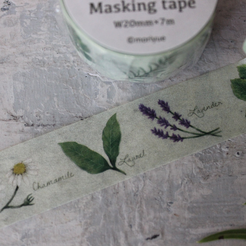 Japanese Washi Tape Herbs - Tribe Castlemaine