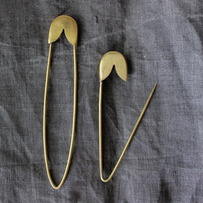 Large Brass Safety Pins - Tribe Castlemaine