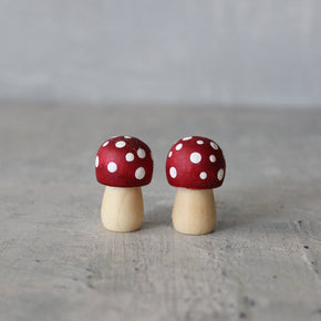 Little Wooden Toadstools - Tribe Castlemaine