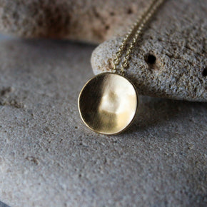 Mediterranean Gold Disc Necklace - Tribe Castlemaine