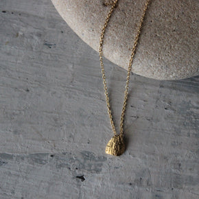Mediterranean Gold Pebble Necklace - Tribe Castlemaine