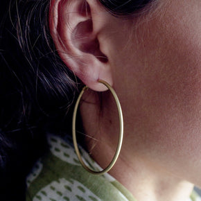 Mediterranean Hoop Earrings Gold - Tribe Castlemaine