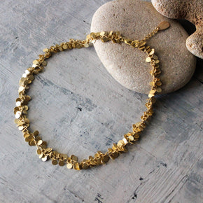 Mediterranean Tiny Disc Necklace Gold - Tribe Castlemaine