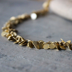 Mediterranean Tiny Disc Necklace Gold - Tribe Castlemaine