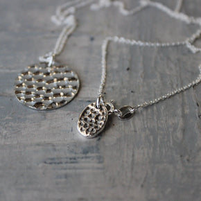 Silver Disc Necklace - Tribe Castlemaine