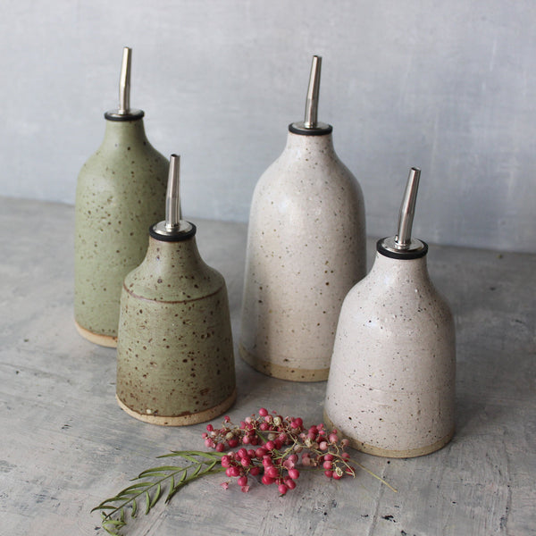 Stoneware Oil Bottles - Tribe Castlemaine