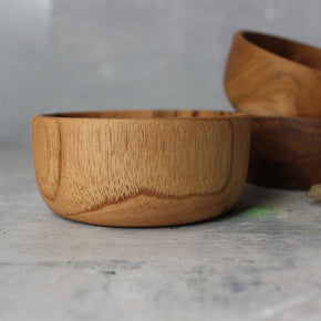 Teak Wooden Plates & Bowls - Tribe Castlemaine