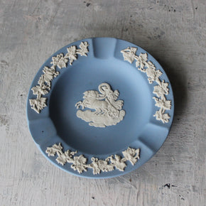 Vintage Wedgwood Blue Jasperware Ashtray - Tribe Castlemaine