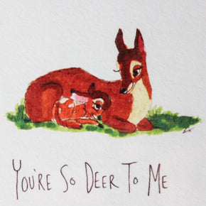 Well Drawn Deer Mother's Day Card - Tribe Castlemaine