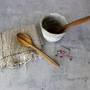 Assorted Small Teak Spoons - Tribe Castlemaine