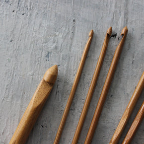 Bamboo Crochet Hooks - Tribe Castlemaine
