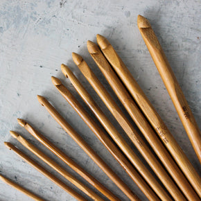 Bamboo Crochet Hooks - Tribe Castlemaine