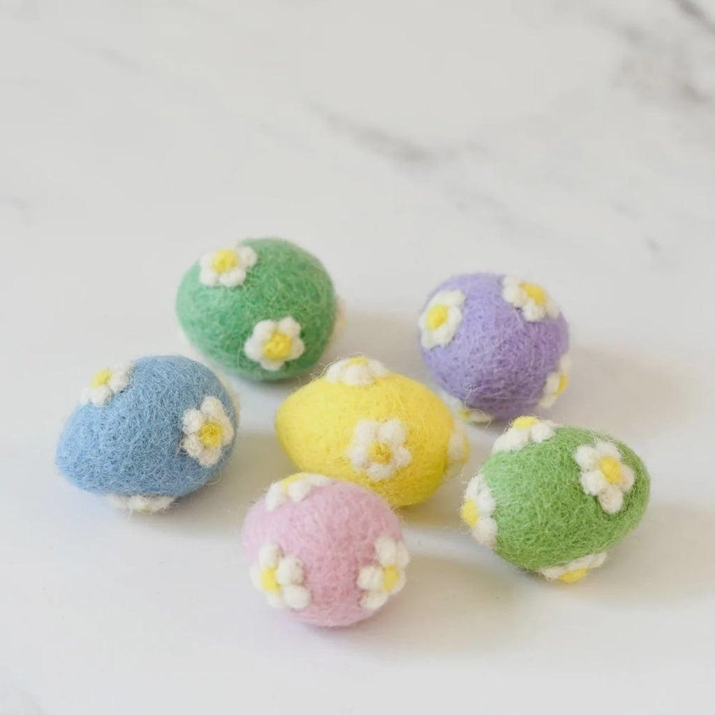 Felted Easter Eggs - Tribe Castlemaine