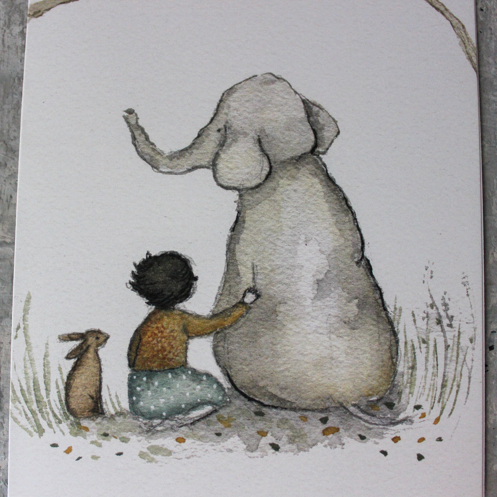 Formidable Forest Card 'Elephant Friend' - Tribe Castlemaine