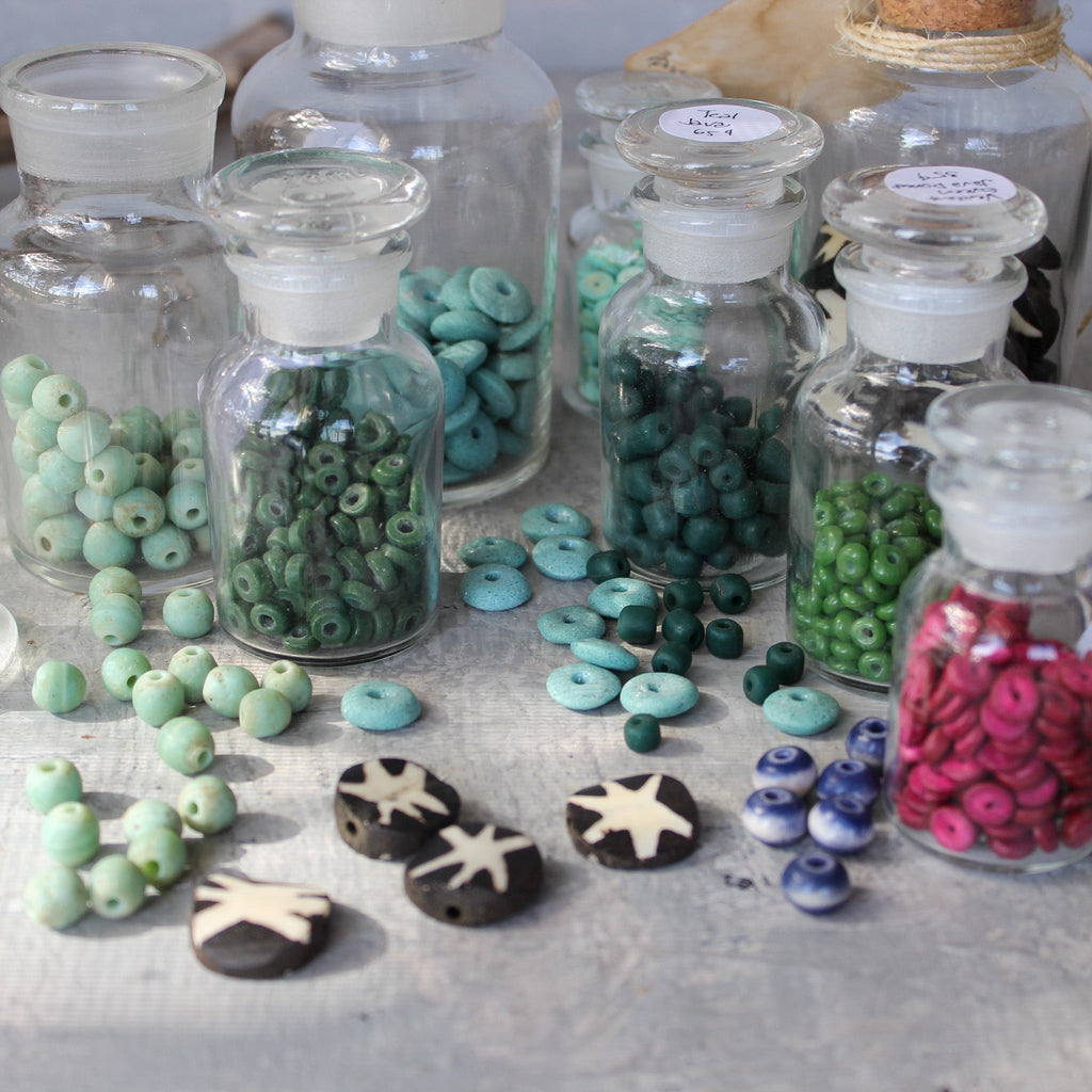Handmade Glass & Bone Beads - Tribe Castlemaine