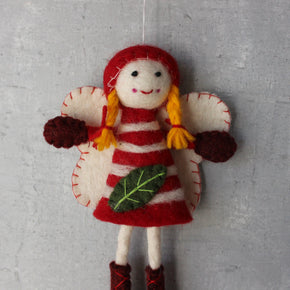 Hanging Felt Fairies - Tribe Castlemaine