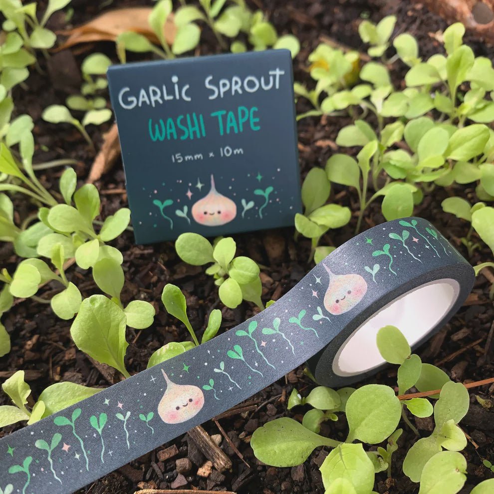 Hannakin Washi Tape : Garlic Sprout - Tribe Castlemaine