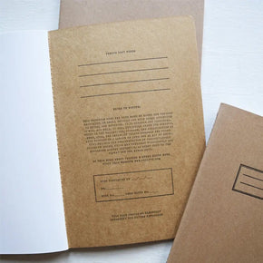 Letterpress Classic Exercise Book - Tribe Castlemaine