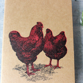 Letterpress Print Memo Books - Tribe Castlemaine