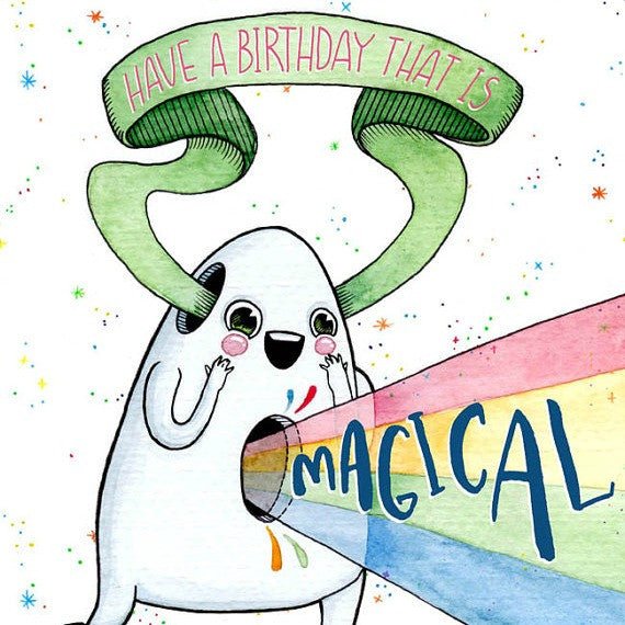 Magical Birthday Greeting Card - Tribe Castlemaine