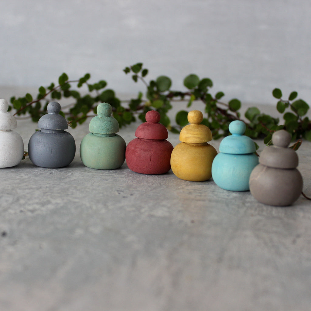 Miniature Painted Pots - Tribe Castlemaine