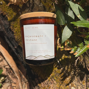 Olive & Bean Scented Candle Jars - Tribe Castlemaine