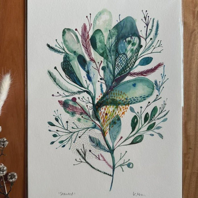 'Seaweed' Print by Katherine Wheeler - Tribe Castlemaine