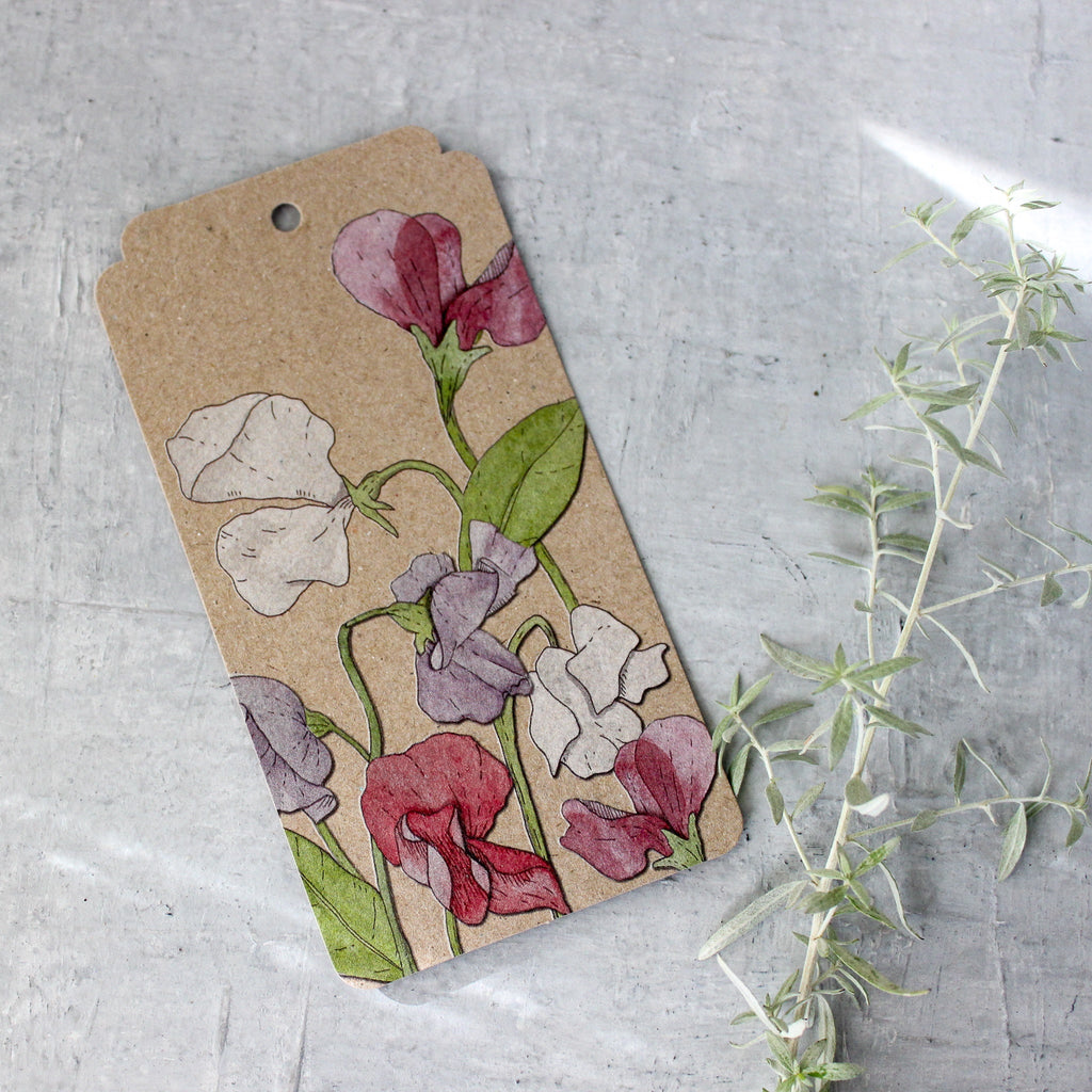 Sow 'n Sow Gift Tags : Sweet Pea - Tribe Castlemaine