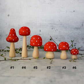 Wooden Toadstools - Tribe Castlemaine