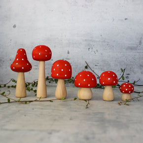 Wooden Toadstools - Tribe Castlemaine