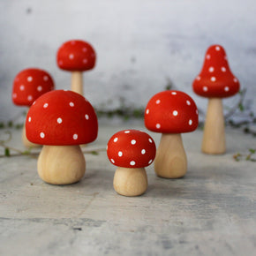 Wooden Toadstools - Tribe Castlemaine