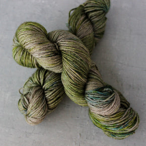 Yarn: Hand-dyed Silk/Merino/Yak 'Jewel Sea' - Tribe Castlemaine