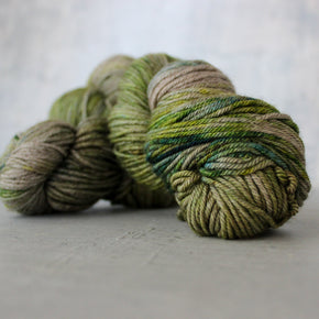 Yarn: Hand-dyed Silk/Merino/Yak 'Jewel Sea' - Tribe Castlemaine